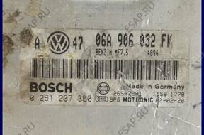 БЛОК УПРАВЛЕНИЯ VW GOLF IV BORA 06A906032FK 0261207360