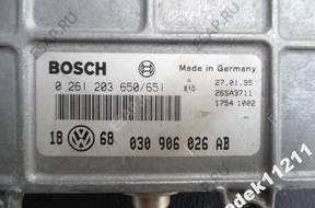 БЛОК УПРАВЛЕНИЯ VW GOLF POLO 1,4L 0 261 203 651