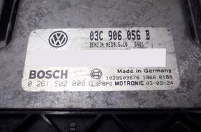 БЛОК УПРАВЛЕНИЯ VW GOLF V 03c906056b 0261s02008 +PIN