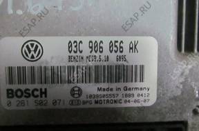 БЛОК УПРАВЛЕНИЯ VW GOLF V 04 1.6 FSI   ДВИГАТЕЛЕМ