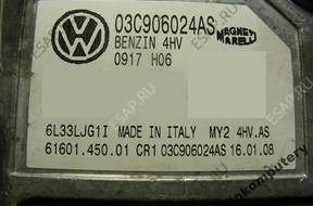БЛОК УПРАВЛЕНИЯ VW GOLF V 1.4 03c906024as +PIN