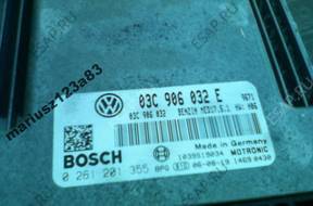 БЛОК УПРАВЛЕНИЯ VW GOLF V 1.4TSI 03C906032E 0261201355