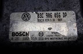 БЛОК УПРАВЛЕНИЯ VW GOLF V 1.6 03c906056dp 0261s02359 +PIN