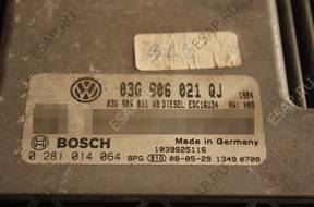 БЛОК УПРАВЛЕНИЯ Vw Golf V 1.9 TDI 105KM BLS 0281014064