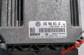 БЛОК УПРАВЛЕНИЯ VW GOLF V 2.0 TDI 03G906021JG 0281013607