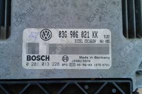 БЛОК УПРАВЛЕНИЯ Vw Golf V 2.0 TDI 140KM 0281013228