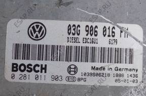 БЛОК УПРАВЛЕНИЯ VW GOLF V 2007 год,OK 2,0 TDI GTI 03G906016FM