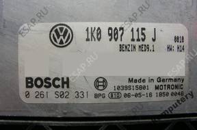 БЛОК УПРАВЛЕНИЯ VW GOLF V 2.0TFSI 1k0907115j 0261s02331