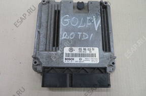 БЛОК УПРАВЛЕНИЯ VW GOLF V 5   ДВИГАТЕЛЕМ 03G906016FH