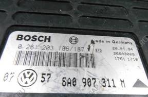 БЛОК УПРАВЛЕНИЯ VW GOLF VENTO 0261203186/187 8A0907311M