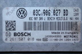 БЛОК УПРАВЛЕНИЯ VW GOLF VI 1.4TSI 0261S07018 03C906027BD