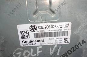 БЛОК УПРАВЛЕНИЯ   VW GOLF VI 1.6 TDI 03L906023CQ