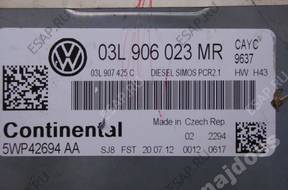БЛОК УПРАВЛЕНИЯ VW GOLF VI 1.6TDI 03L906023MR 5WP42694AA