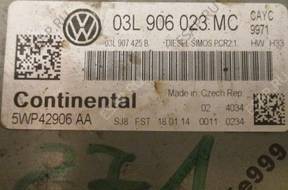 БЛОК УПРАВЛЕНИЯ VW GOLF VI POLO V 03L906023MC  5WP42906AA