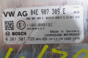 БЛОК УПРАВЛЕНИЯ VW GOLF VII 1.4TSI  0261S07729 04E907309E
