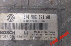БЛОК УПРАВЛЕНИЯ   VW LT 2.5 TDI 074906021AQ