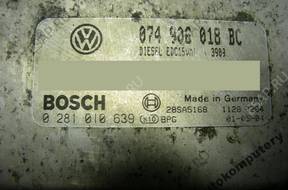 БЛОК УПРАВЛЕНИЯ VW LT 2.5TD 074906018bc 0281010639 БЕЗ КОДА