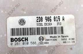 БЛОК УПРАВЛЕНИЯ VW LT 2.8 TDI 2D0 906 019 A