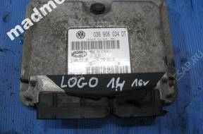 БЛОК УПРАВЛЕНИЯ VW LUPO 1.4 16V 00   ДВИГАТЕЛЕМ