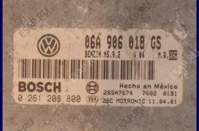 БЛОК УПРАВЛЕНИЯ VW NEW BEETLE 2.0 06A906018GS 0261206800