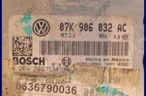 БЛОК УПРАВЛЕНИЯ VW NEW BEETLE 2.5 07K906032AC 0261201134