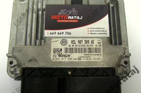БЛОК УПРАВЛЕНИЯ VW PASSAT 0281017946 03L907309AE EDC17C46