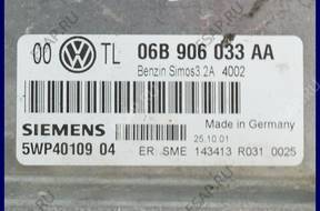 БЛОК УПРАВЛЕНИЯ   VW PASSAT 06B906033AA 5WP40109