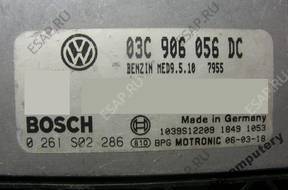 БЛОК УПРАВЛЕНИЯ VW PASSAT 1.6B 03c906056dc 0261s02286