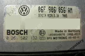 БЛОК УПРАВЛЕНИЯ VW PASSAT 2.0 06f906056am 0261s02132 +PIN