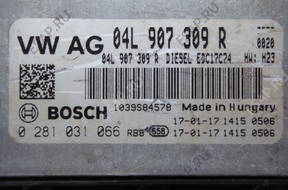 БЛОК УПРАВЛЕНИЯ VW PASSAT 2.0TDI 0281031066 04L907309 год,
