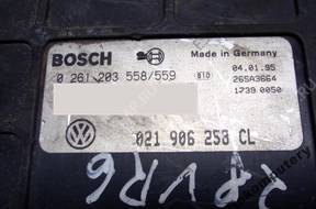 БЛОК УПРАВЛЕНИЯ VW PASSAT 2.8 021906258cl 0261203558-559