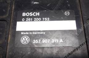 БЛОК УПРАВЛЕНИЯ VW PASSAT B3 1.8 357907311a 0261200752