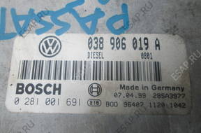 БЛОК УПРАВЛЕНИЯ   VW PASSAT B5 038906019A