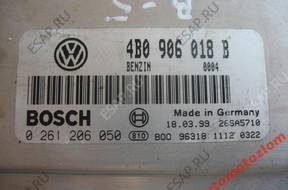 БЛОК УПРАВЛЕНИЯ   VW PASSAT B5 1.8T  4B0906018B