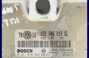 БЛОК УПРАВЛЕНИЯ   VW PASSAT B5 1.9 038906019GL