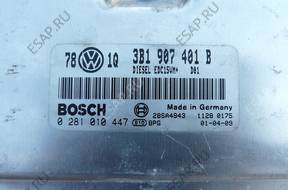 БЛОК УПРАВЛЕНИЯ VW PASSAT B5 2.5TDI lift 3B1907401B