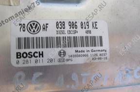 БЛОК УПРАВЛЕНИЯ VW PASSAT B5 FL 1.9 TDI   ДВИГАТЕЛЕМ