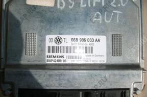БЛОК УПРАВЛЕНИЯ VW PASSAT B5 LIFT 06B906033AA 5WP4010905
