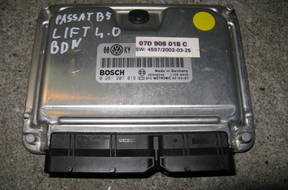 БЛОК УПРАВЛЕНИЯ VW PASSAT B5 LIFT 4.0 07D906018C