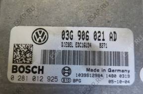 БЛОК УПРАВЛЕНИЯ   VW Passat B6 03G 906 021 AD