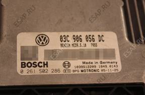 БЛОК УПРАВЛЕНИЯ Vw Passat B6 1.6 FSI 115KM BLF 0261S02286