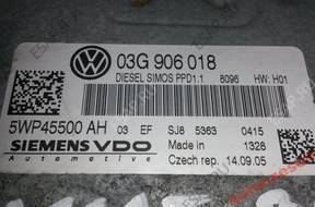 БЛОК УПРАВЛЕНИЯ   VW Passat B6 2,0 Tdi BKP