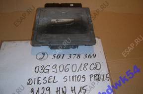 БЛОК УПРАВЛЕНИЯ   VW PASSAT B6 2.0 03G906018CD