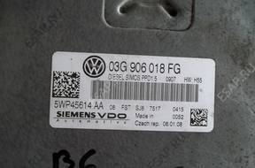 БЛОК УПРАВЛЕНИЯ VW PASSAT B6 2.0 07   03G906018FG