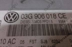 БЛОК УПРАВЛЕНИЯ VW PASSAT B6  ДВИГАТЕЛЕМ  03G906018 CE