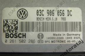 БЛОК УПРАВЛЕНИЯ VW PASSAT БЕНЗИН 0261S02286 03C906056DC