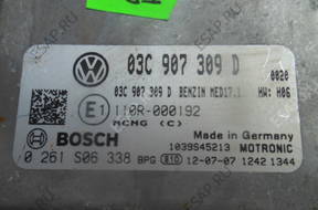 БЛОК УПРАВЛЕНИЯ VW PASSAT   ДВИГАТЕЛЕМ 03C907309D