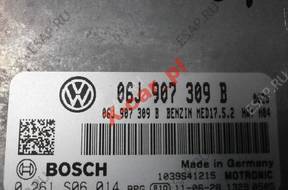 БЛОК УПРАВЛЕНИЯ VW PASSAT    ДВИГАТЕЛЕМ 06J907309B