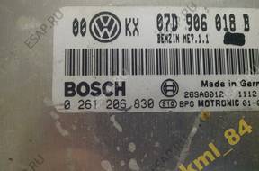 БЛОК УПРАВЛЕНИЯ VW passat W8    07D906018B