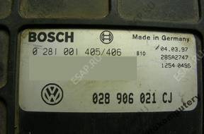 БЛОК УПРАВЛЕНИЯ VW POLO 028906021cj 0281001405-406 БЕЗ КОДА